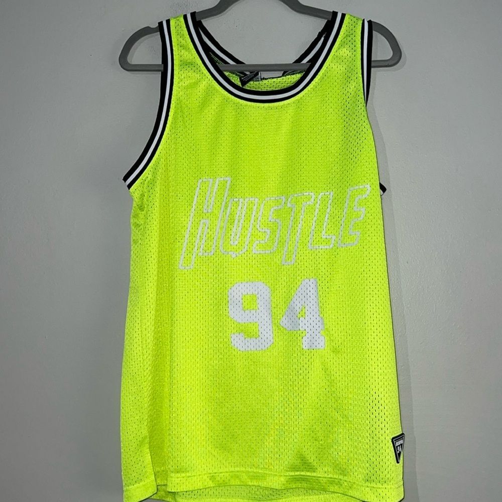 Hustle basketball jersey size large